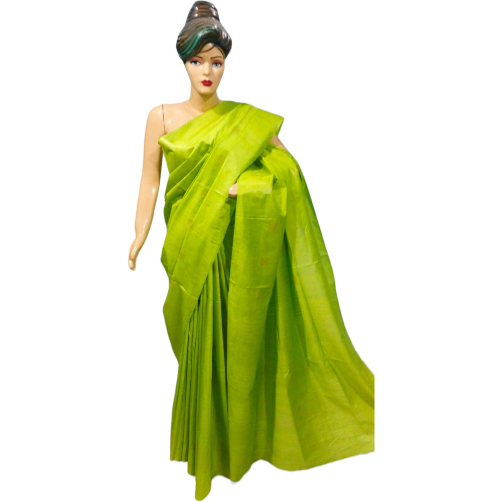 Handloom Beautiful Green Saree